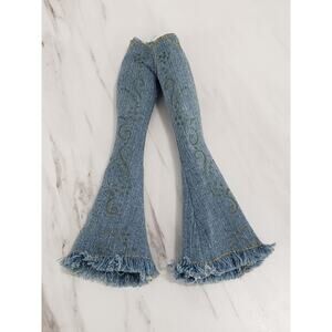 MGA Bratz - Funk N Glow Sasha Doll Clothes Jeans / Denim Pants Flare
